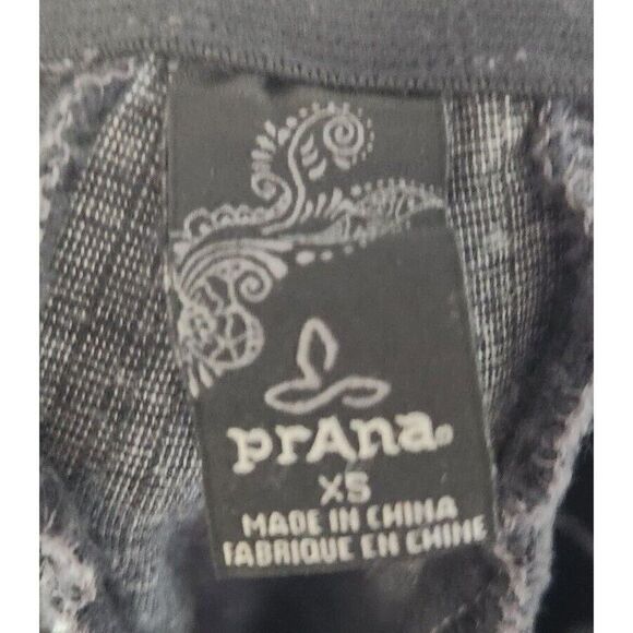 Prana Jogger Pants Womens XS ANNEXI Gray and Black Hemp & Recycled Polyester - Picture 9 of 11